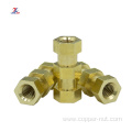 no burr brass head hex flat nut